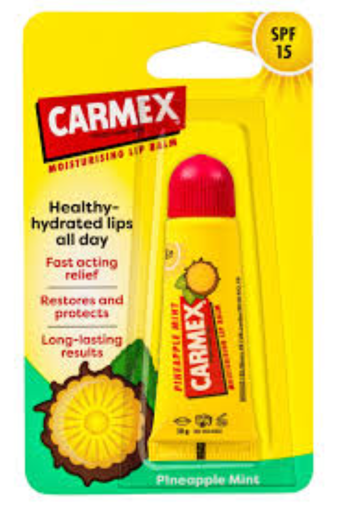 CARMEX TUBE PINEAPPLE N MINT 10G